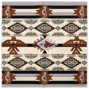 🤎🌵Southwestern Kokopelli Thunderbird Style Bandana Scarf